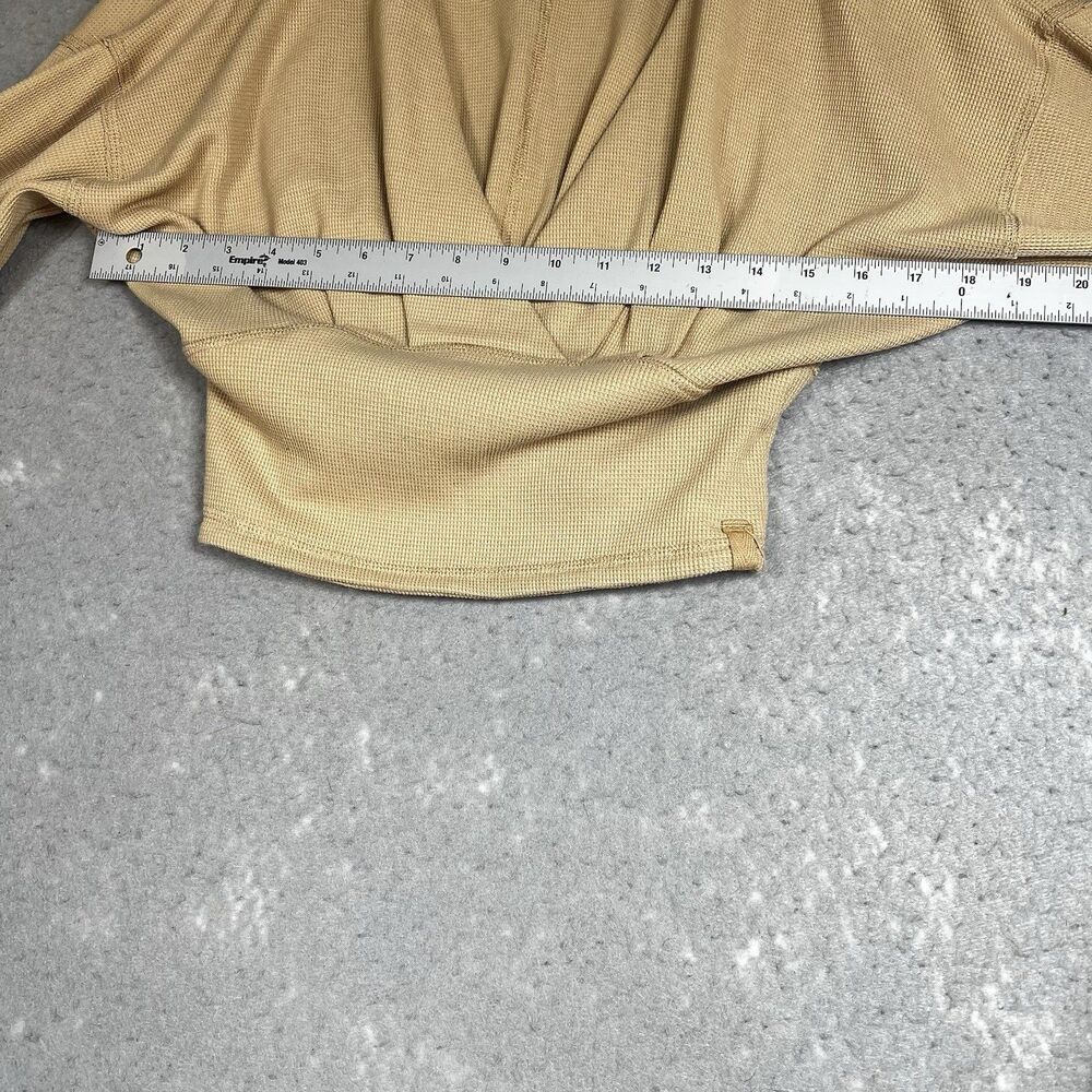 We The Free Surplice Crop Top Womens Size Small Brown All Nighter Long Sleeve - Picture 5 of 11
